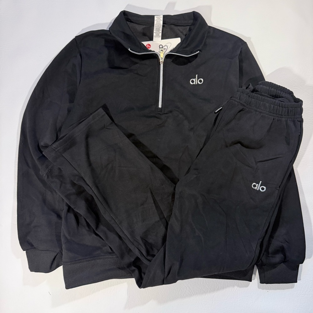 ALO Yoga Quarter Zip Set